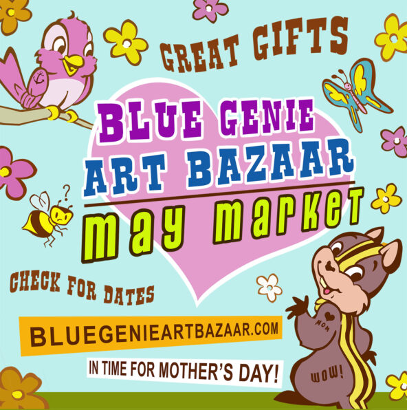Blue Genie Art Bazaar May Market